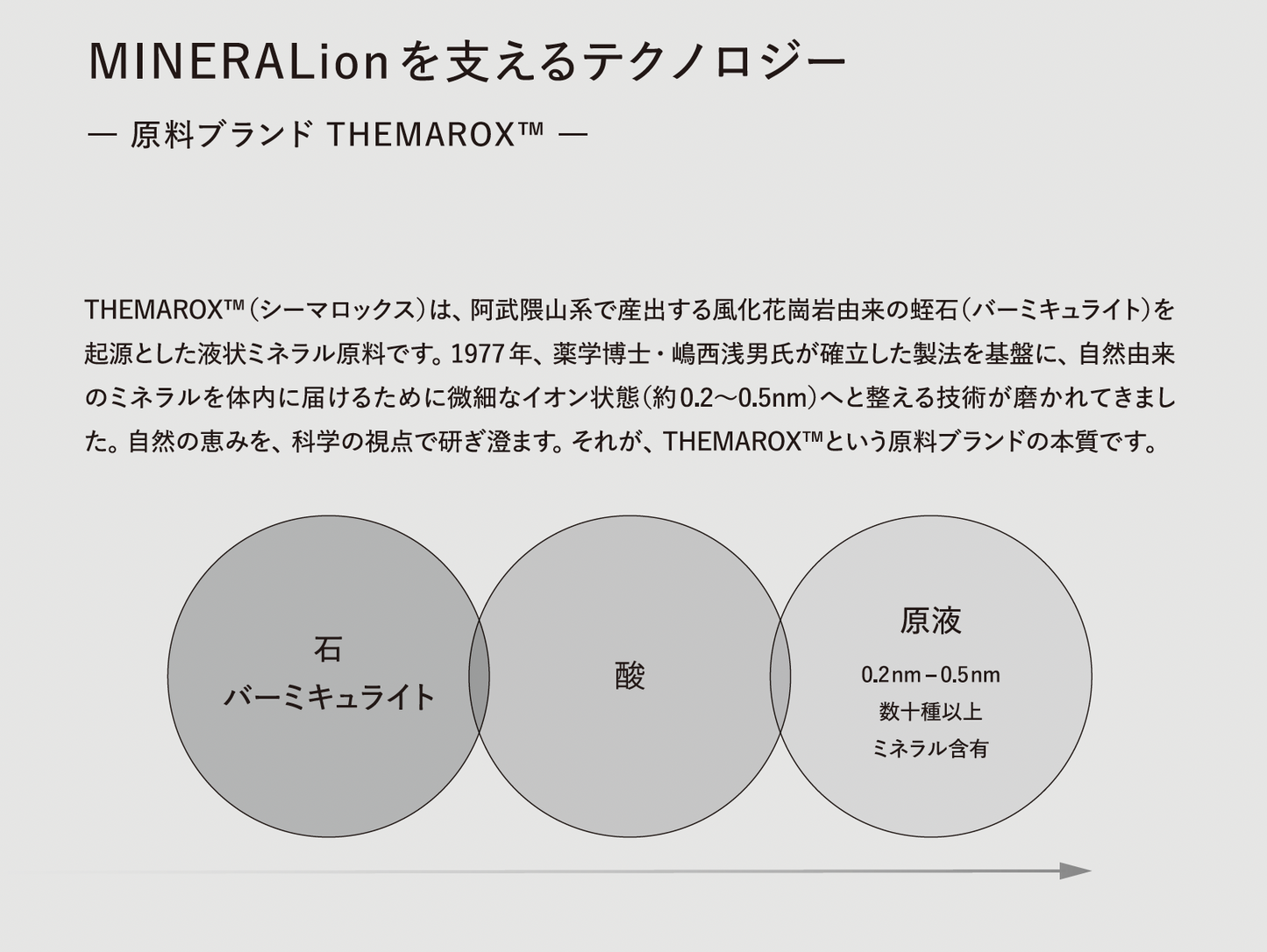 MINERALion（ミネラリオン）｜イオン化ミネラルサプリメント