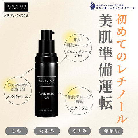 Aアドバンス0.5（レチノール0.5%+バクチオール）